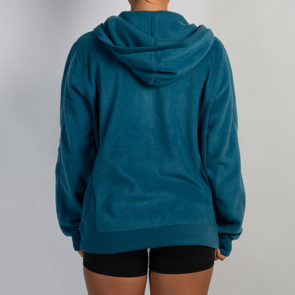 TEAL FLEECE ZIP JACKET