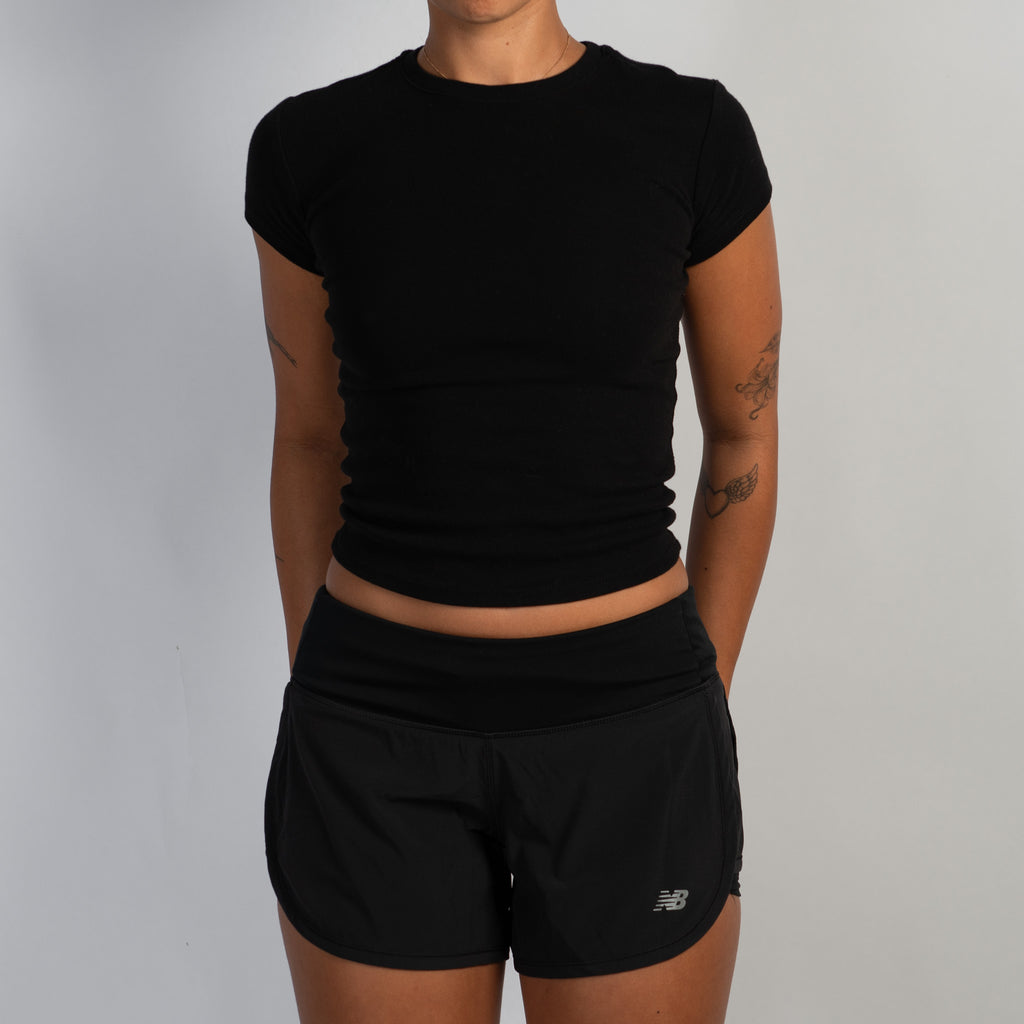 BLACK ACTIVE SHORTS