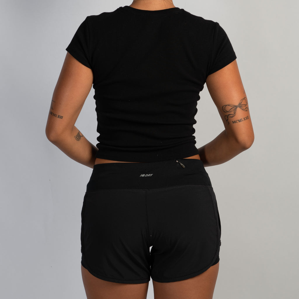 BLACK ACTIVE SHORTS