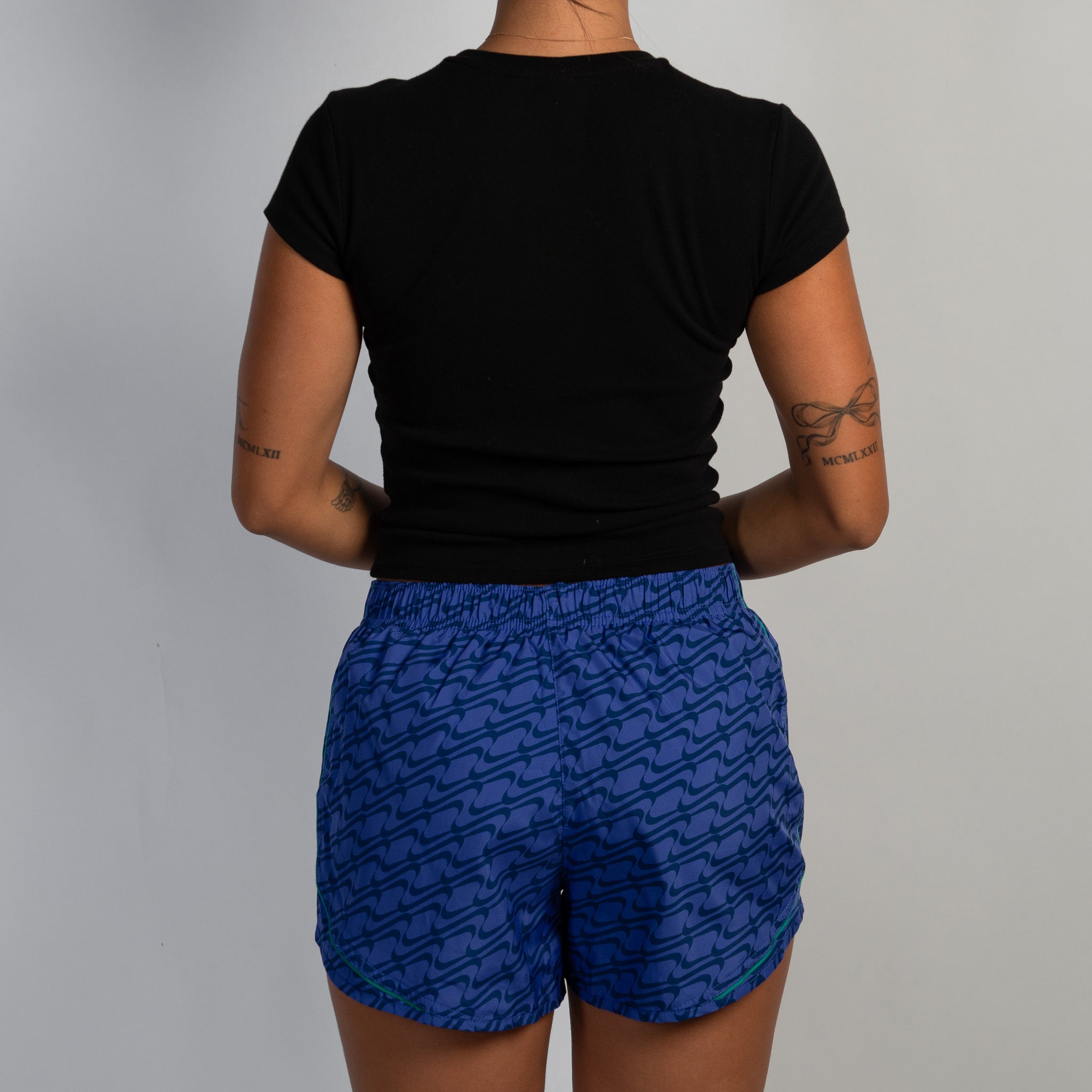 INDIGO PATTERN SHORTS