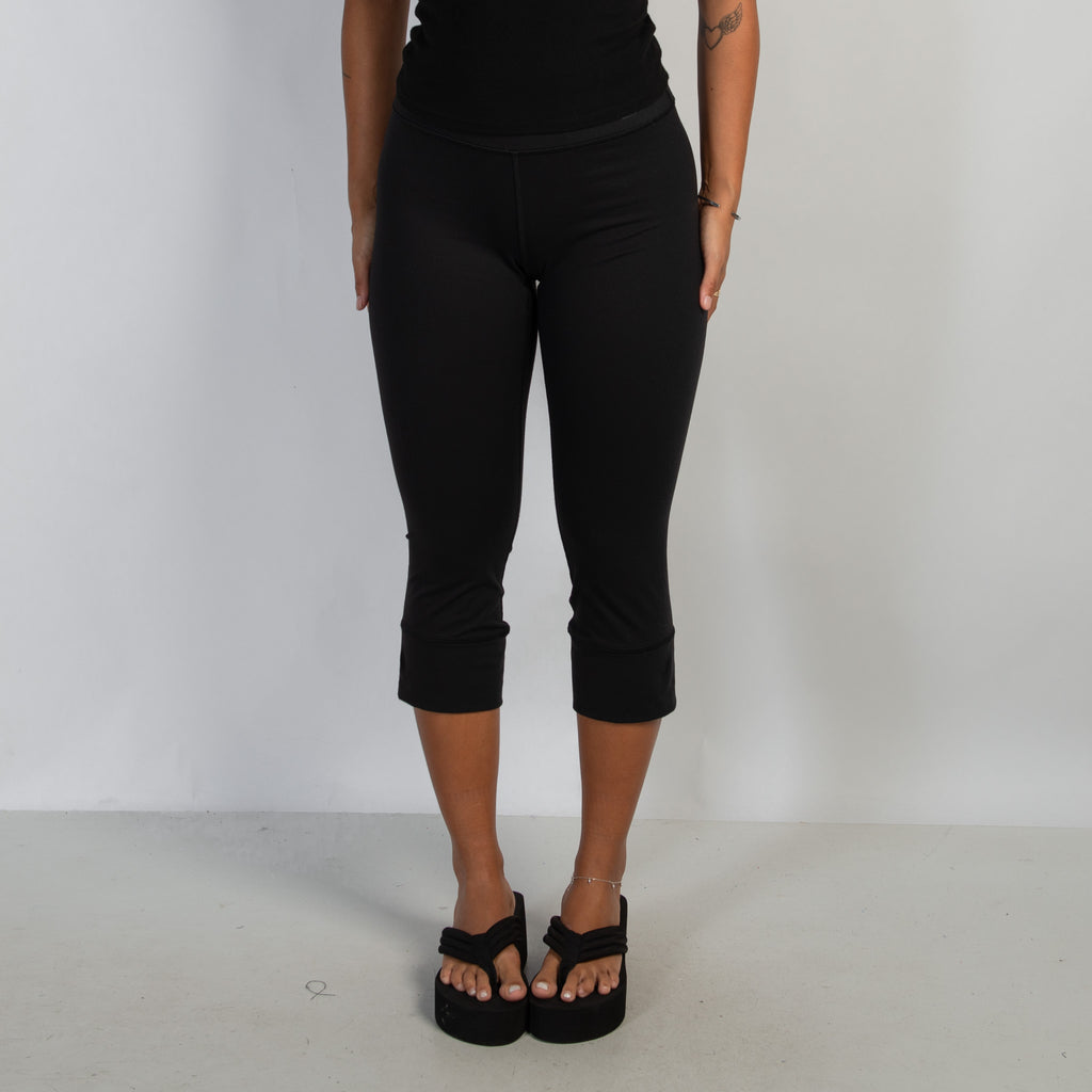 BLACK CROP TIGHTS