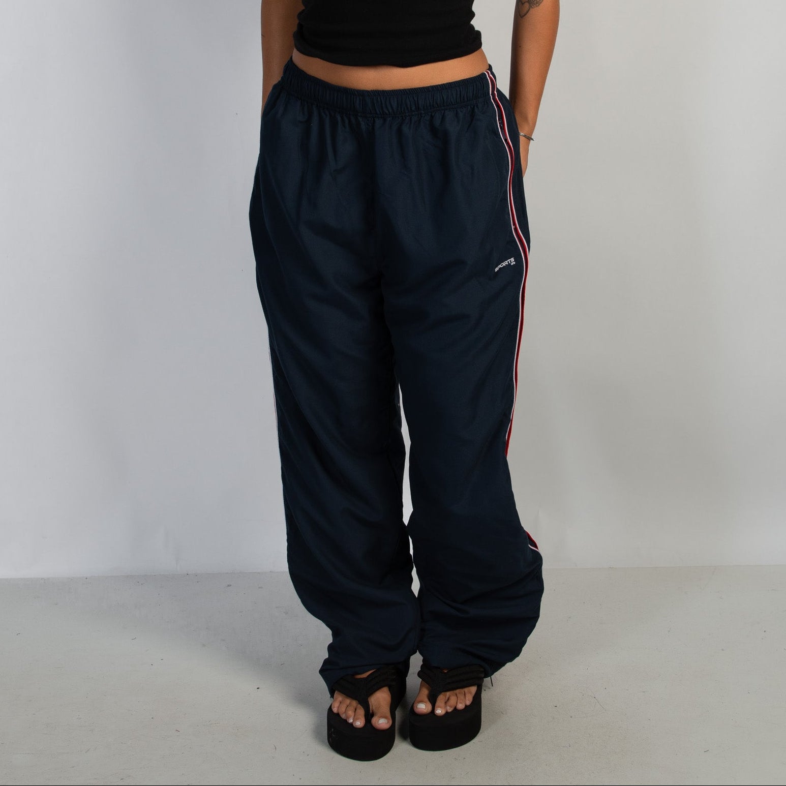 NAVY TRACKSUIT PANTS