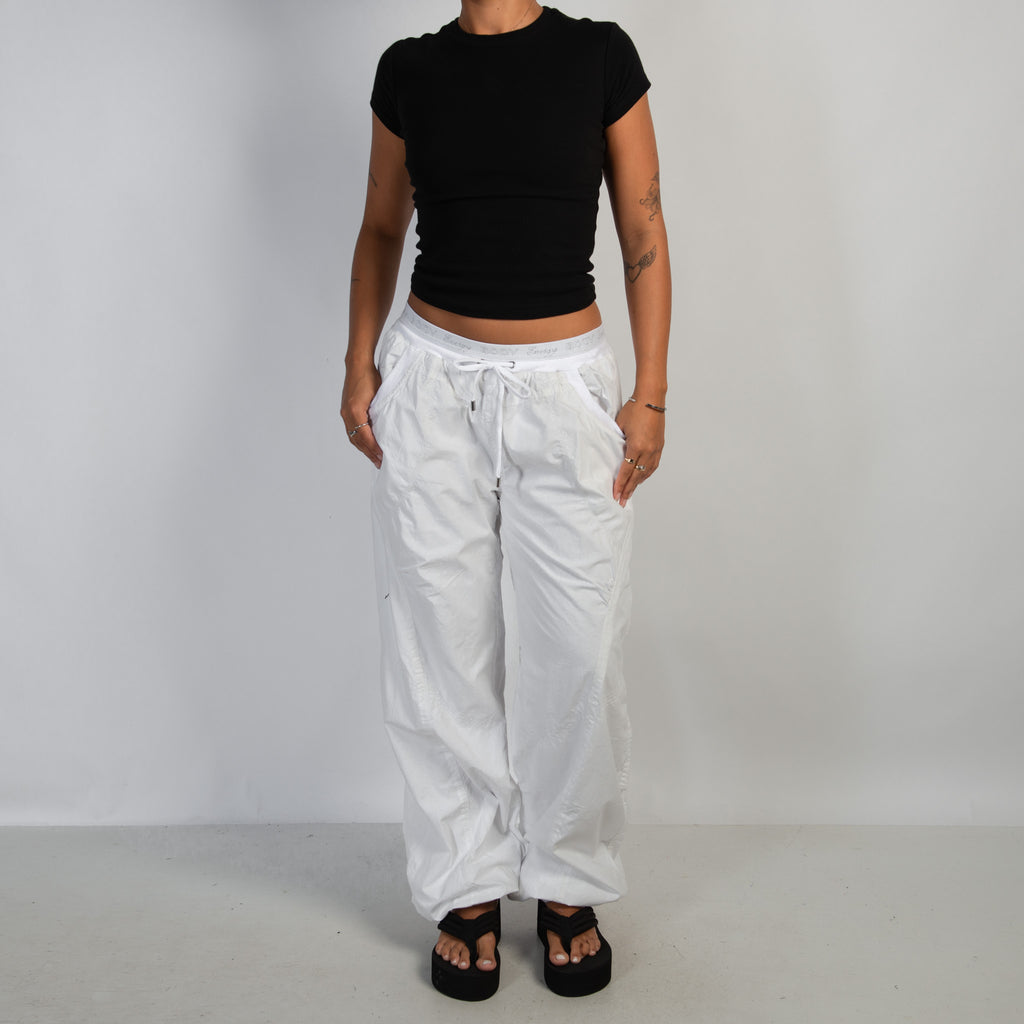 WHITE TRACKSUIT PANTS