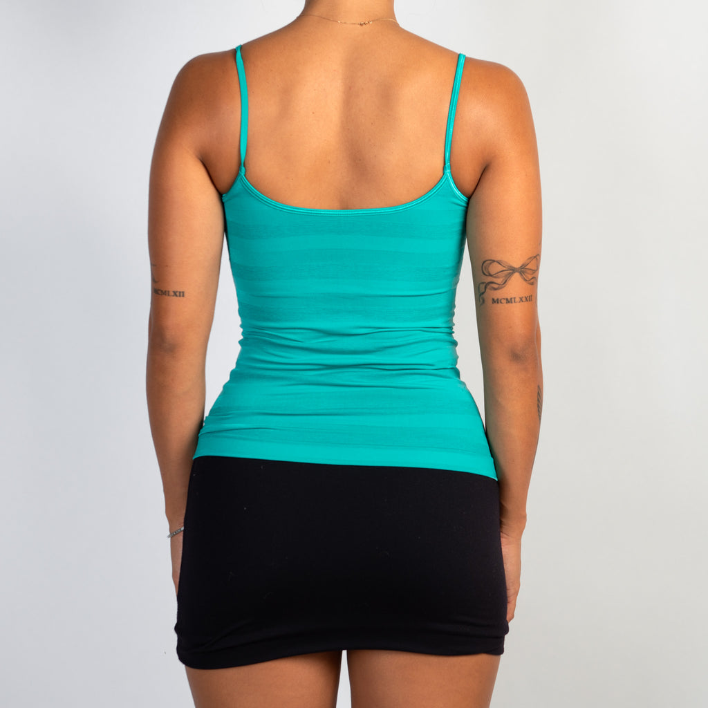 TEAL SEAMLESS TANK TOP