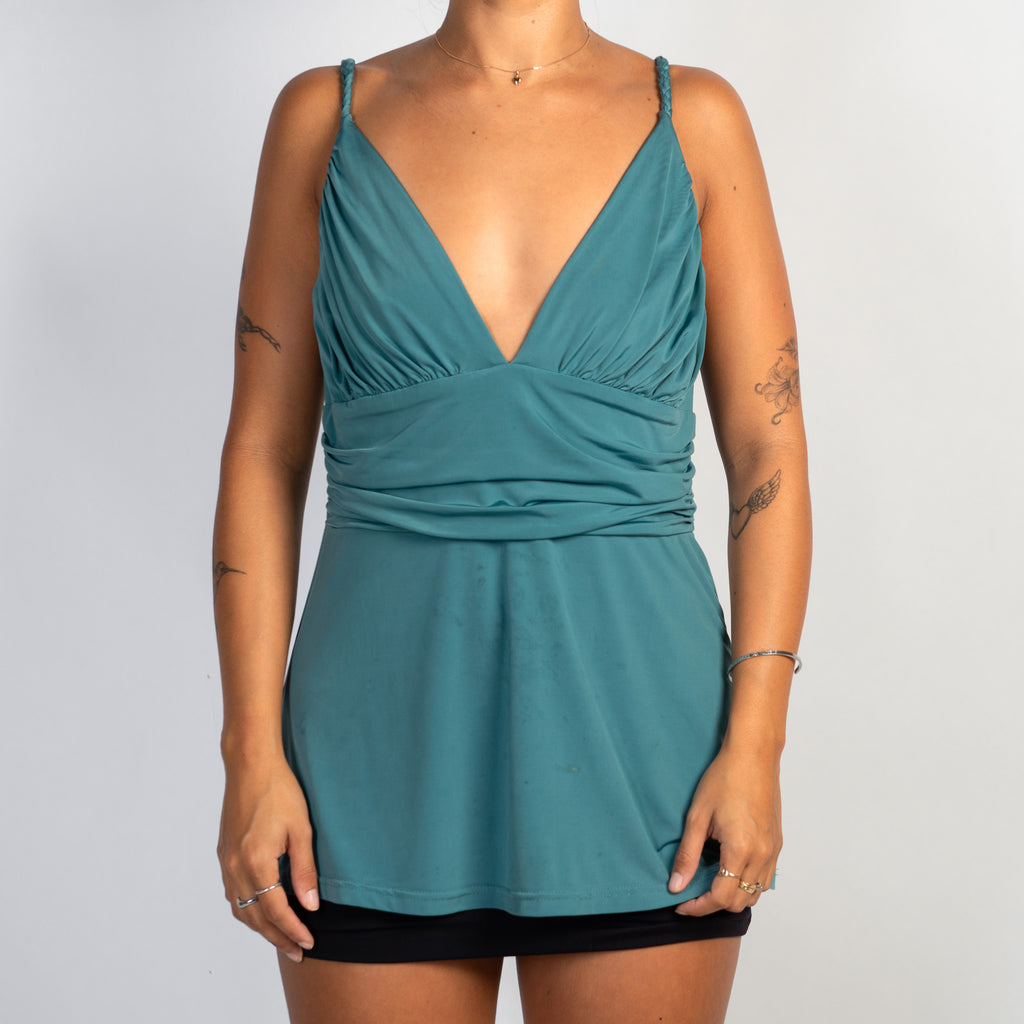 TEAL SLINKY CAMISOLE