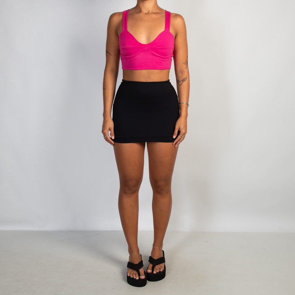 HOT PINK CROP TOP