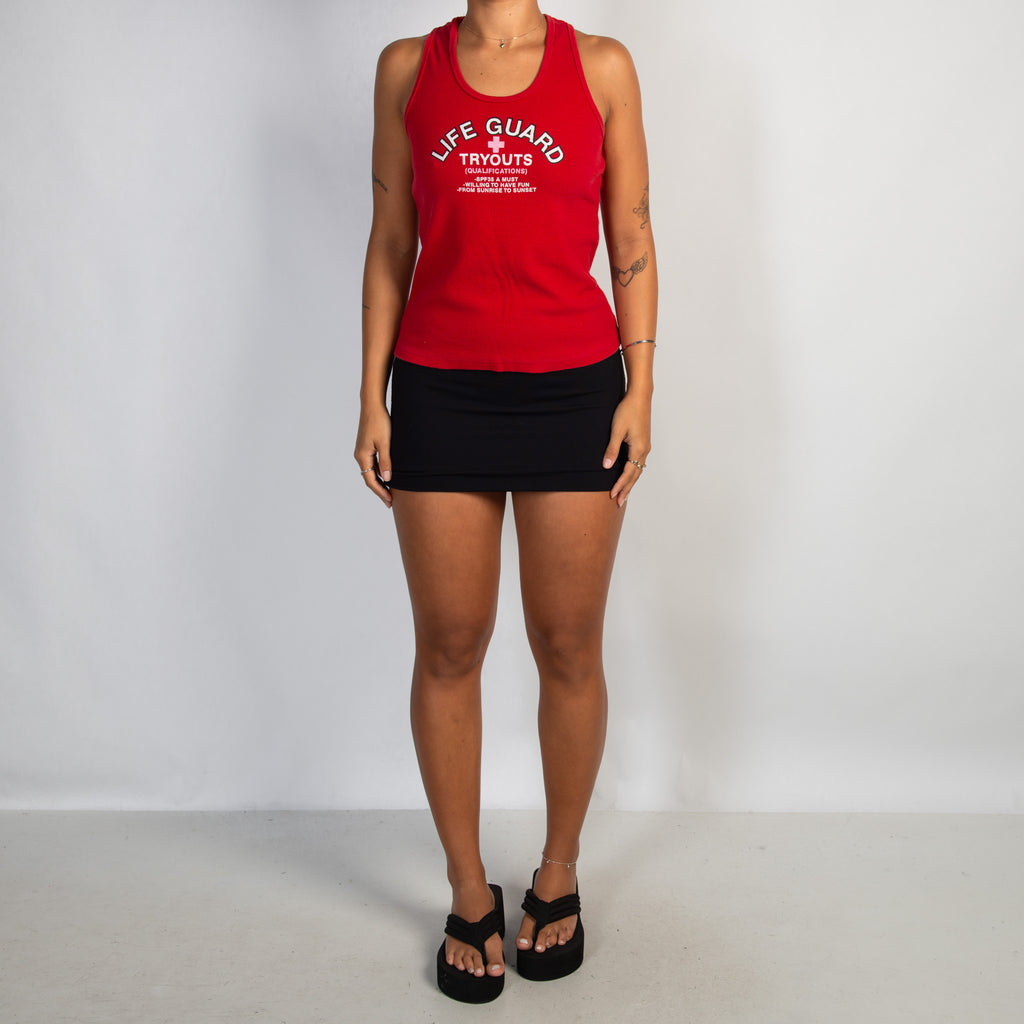 RED TANK TOP