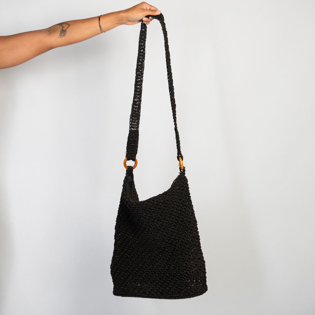 BLACK CROSSBODY BAG