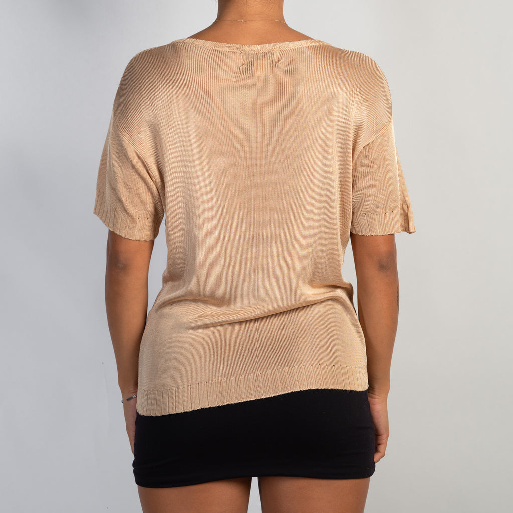 GOLD KNIT TSHIRT