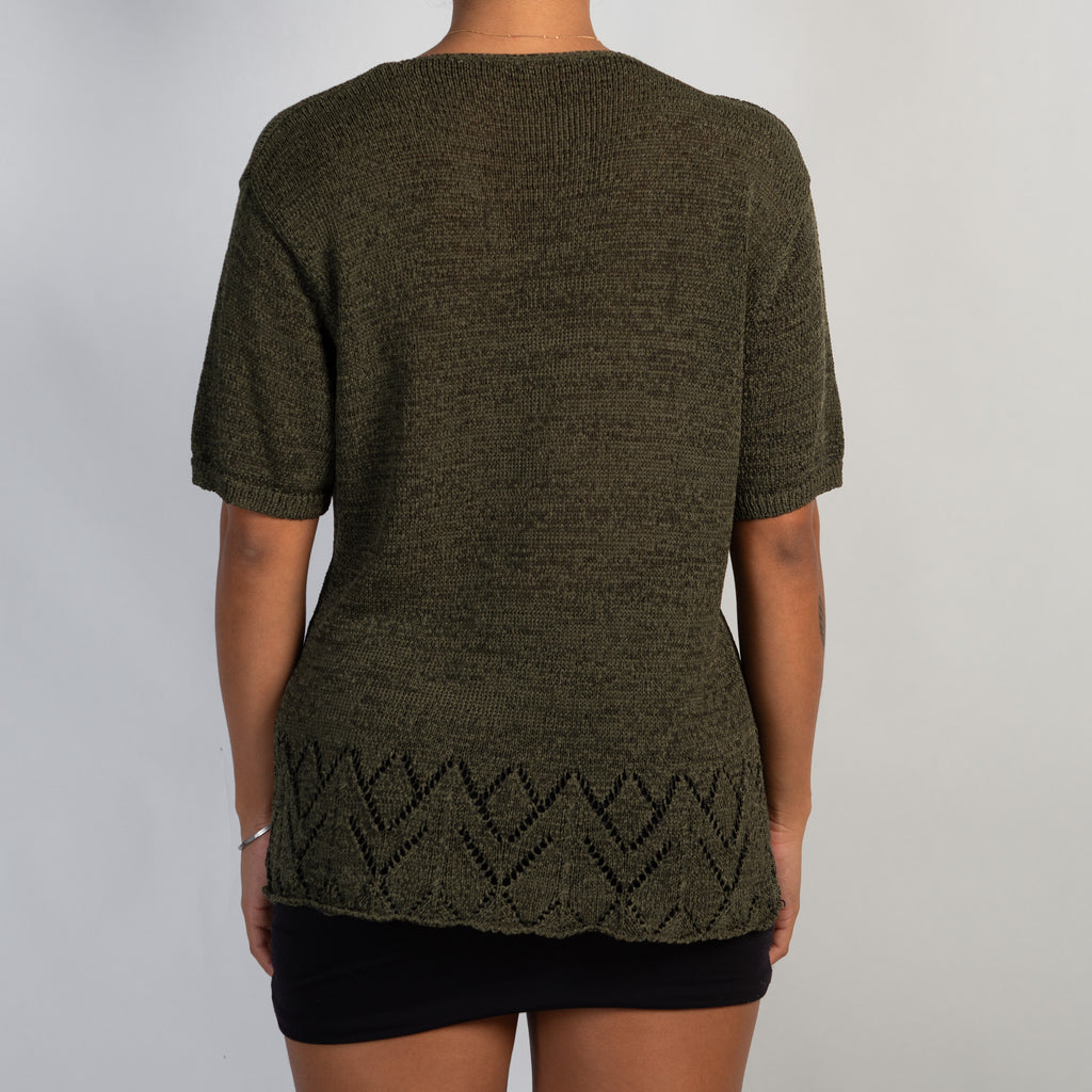 SHORT SLEEVE CARDIGAN