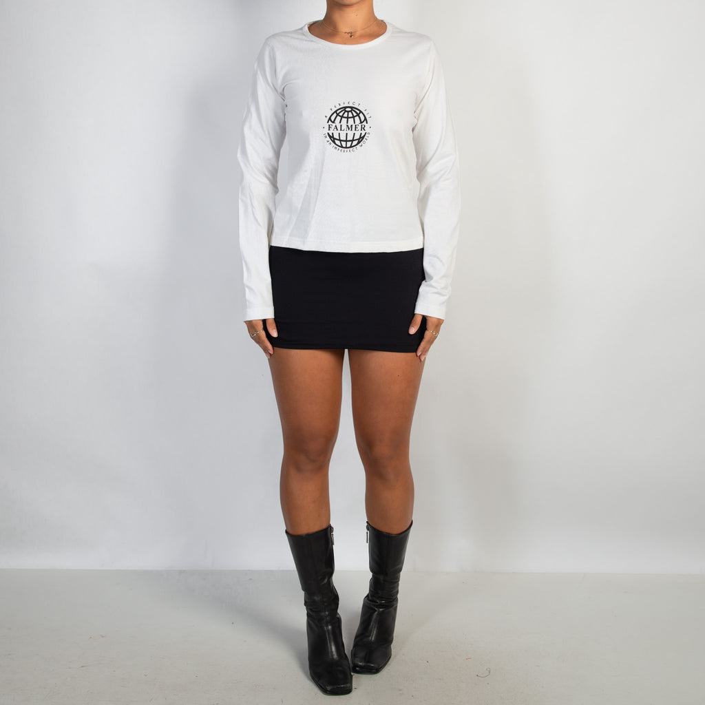 WHITE LONG SLEEVE TOP