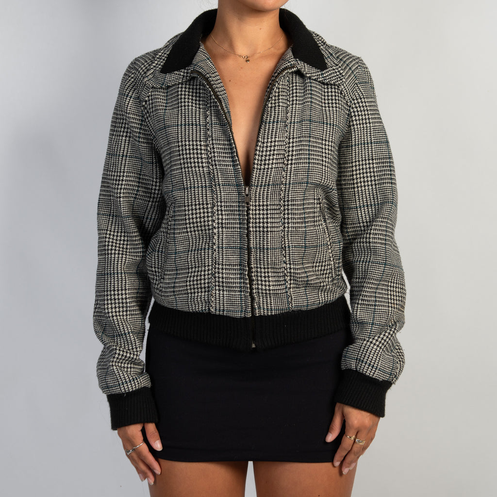 WOOL PATTERN JACKET