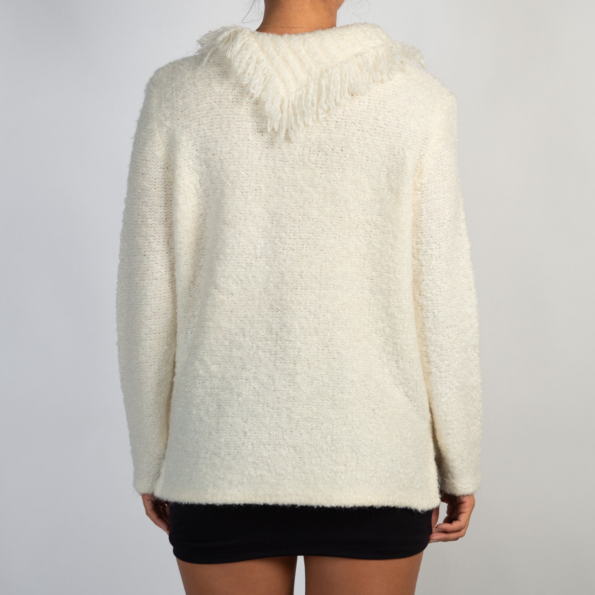 CREAM MOHAIR SWEATER