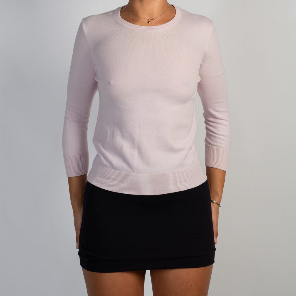 PINK 3/4 SLEEVE TOP