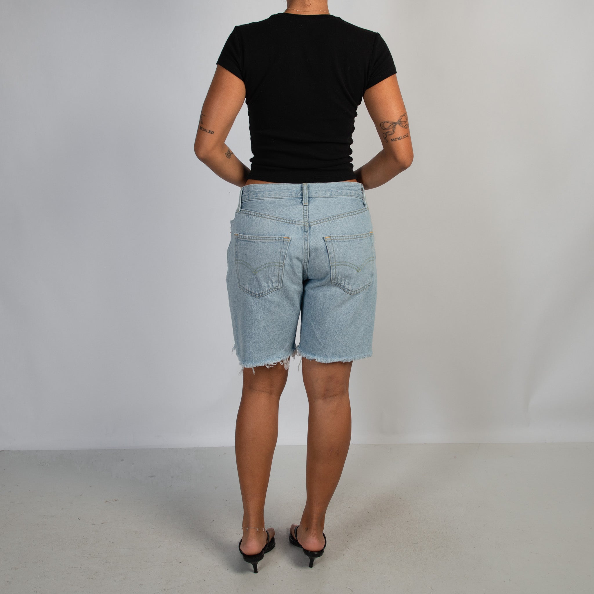 LONGLINE DENIM 501 SHORTS
