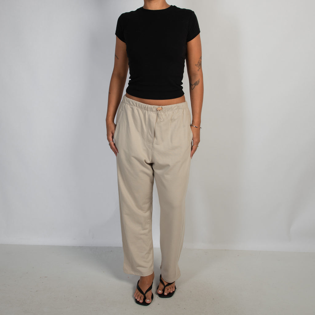 CREAM LOUNGE PANTS