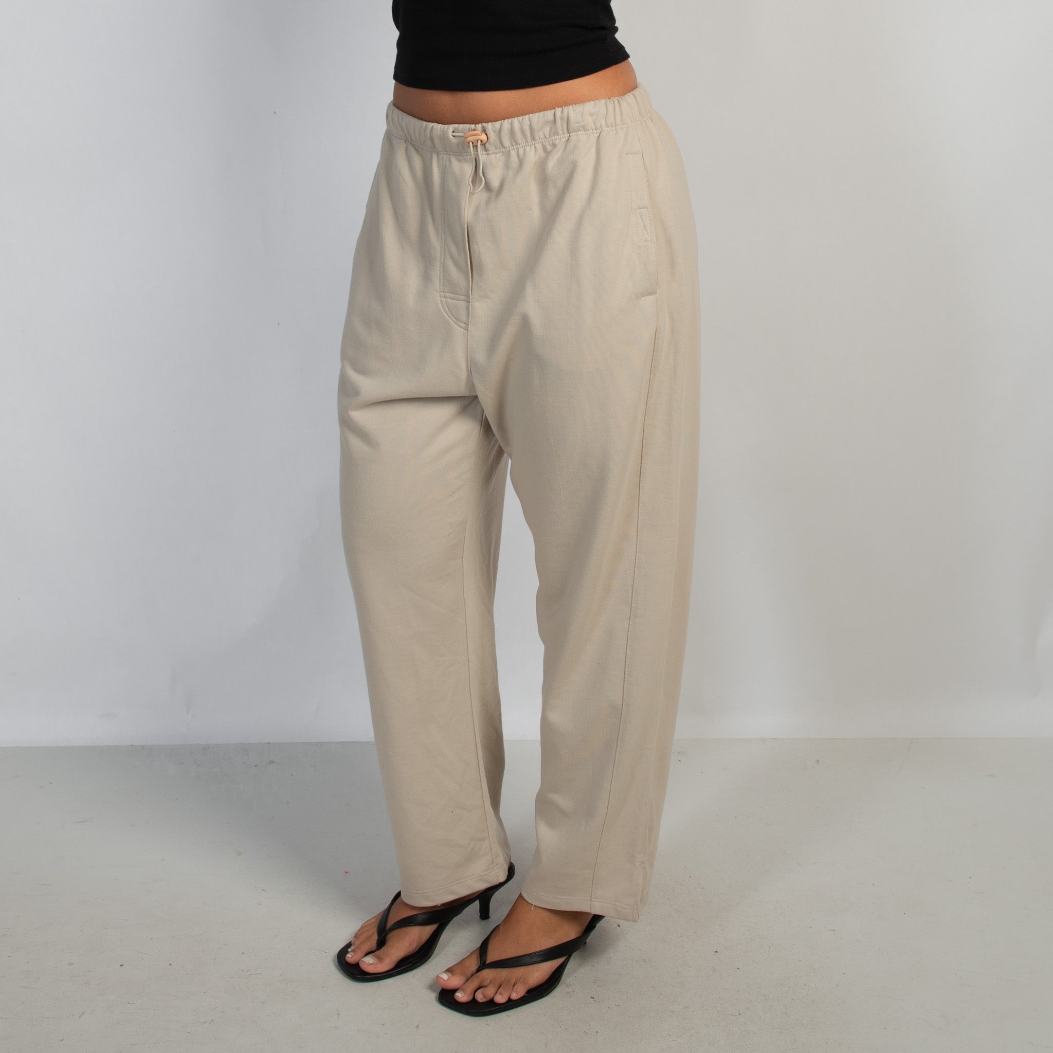 CREAM LOUNGE PANTS