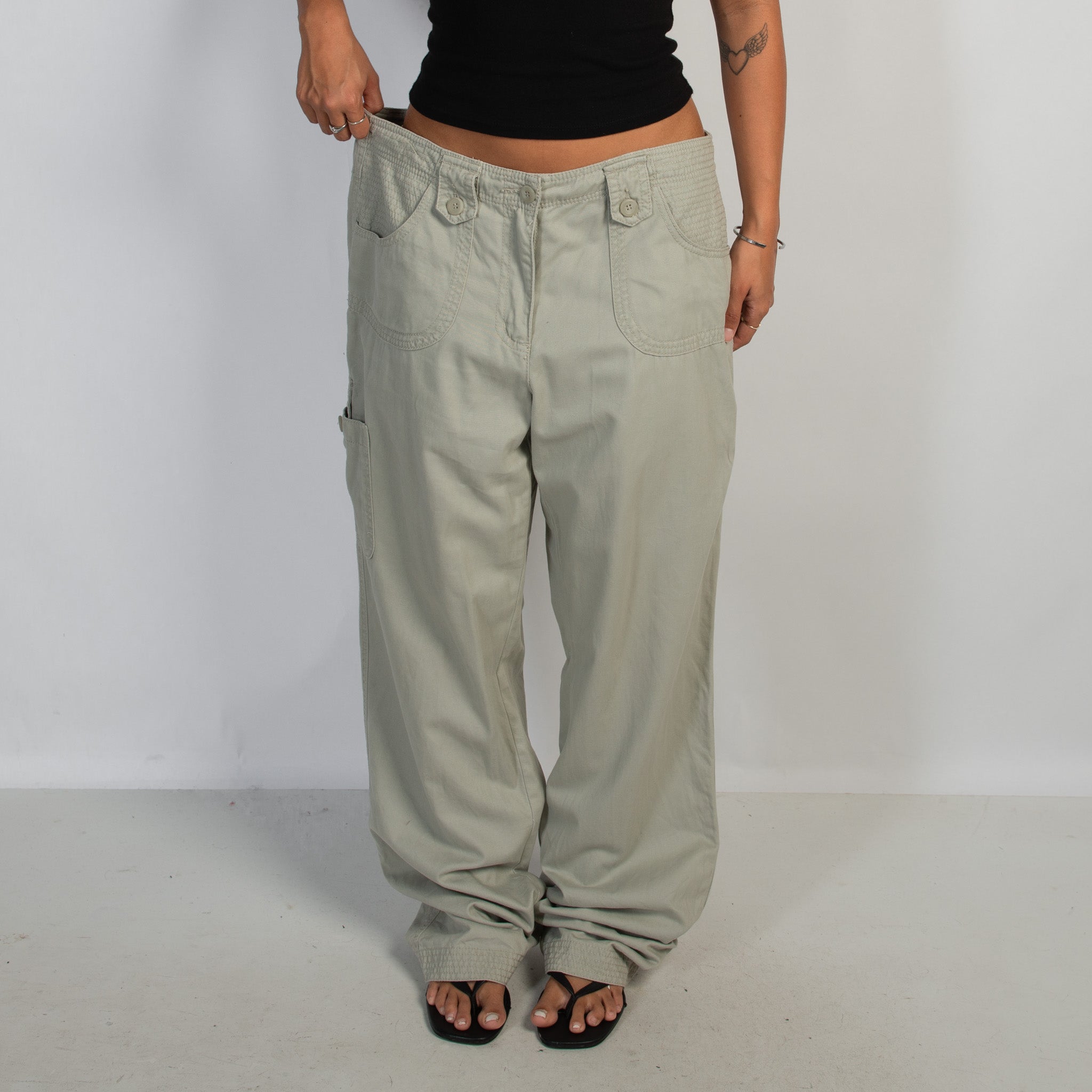 PALE KHAKI TROUSERS