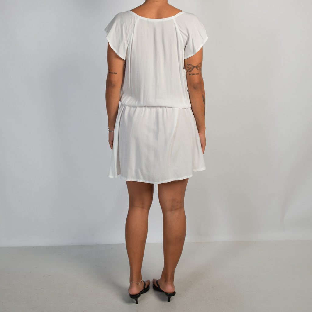 WHITE CUT OUT DRESS