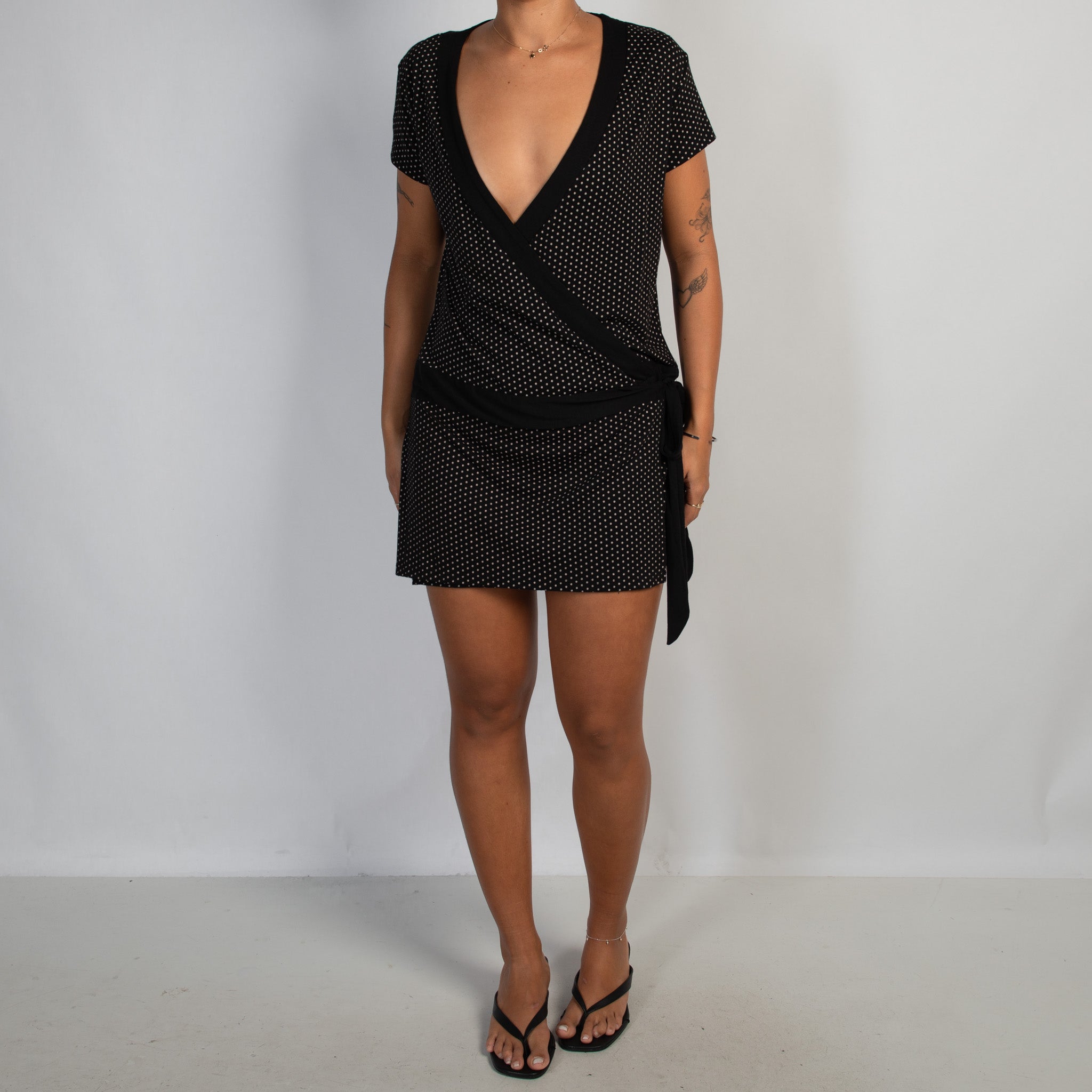 WRAP LONGLINE TOP / DRESS