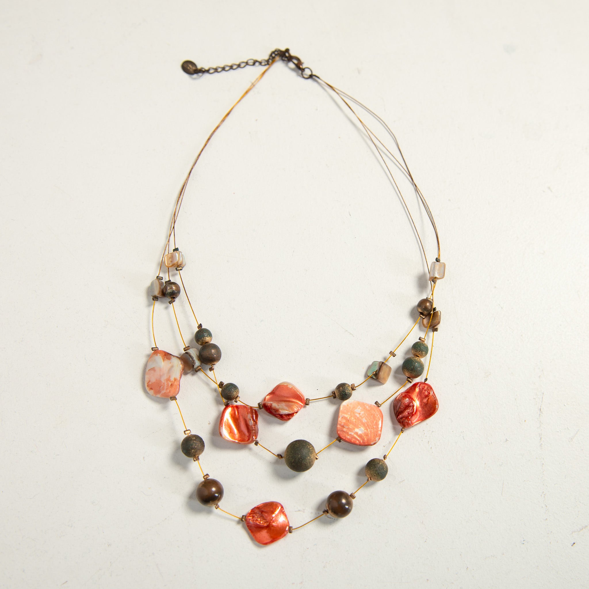 PINK LAYERED NECKLACE