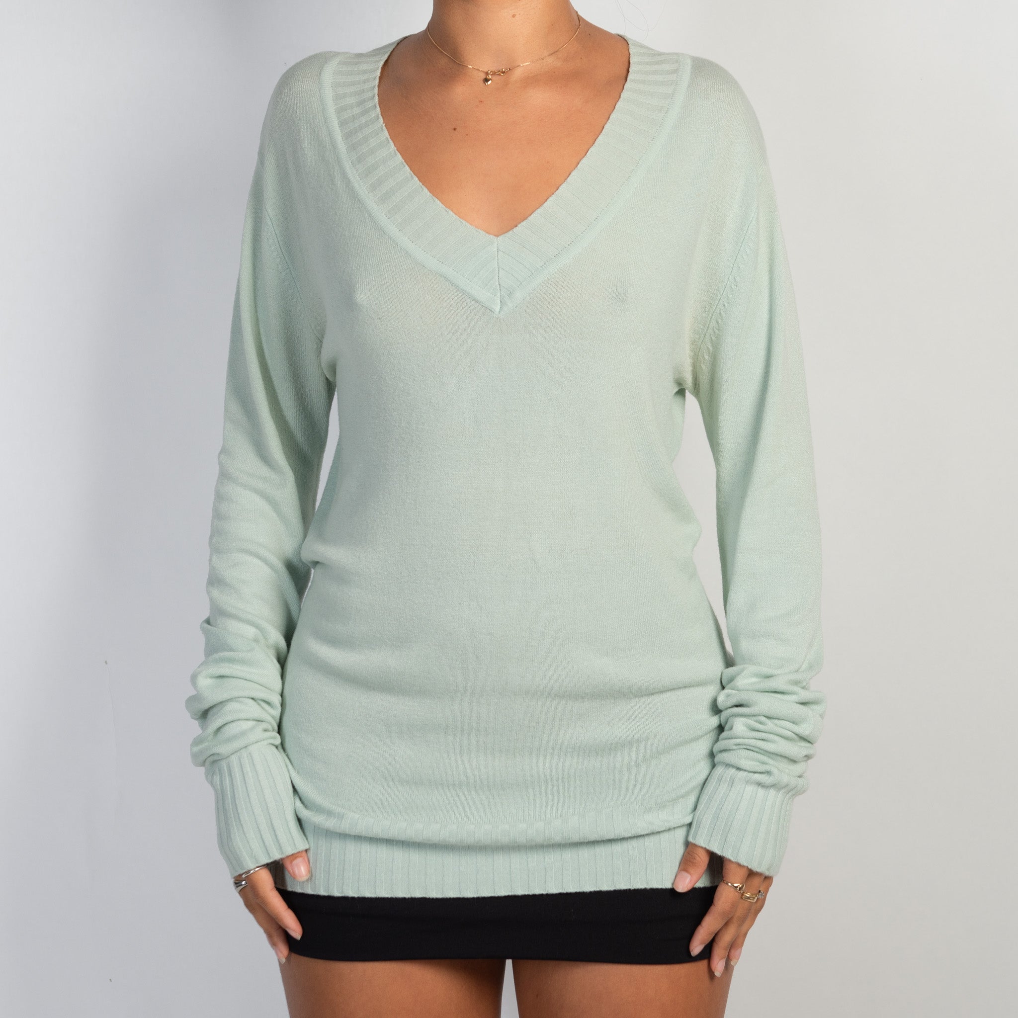 MINT THIN KNIT TOP