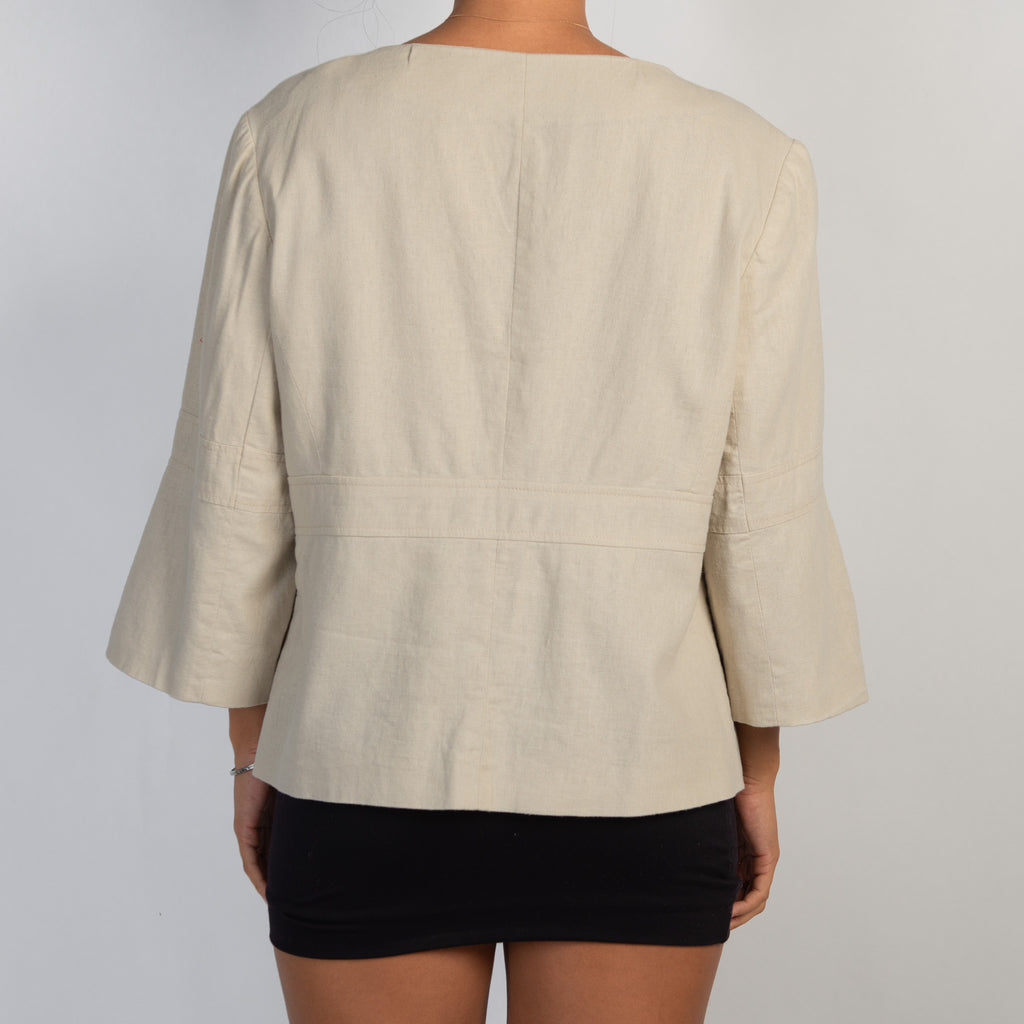 CREAM LINEN JACKET