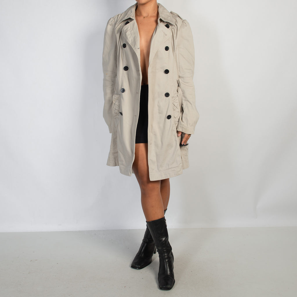 CREAM COTTON COAT
