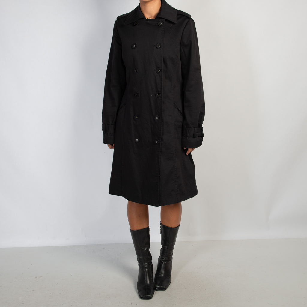BLACK COTTON COAT
