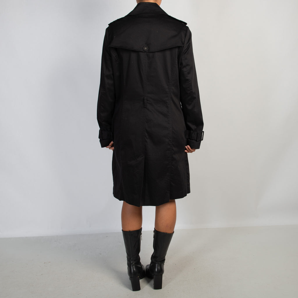 BLACK COTTON COAT