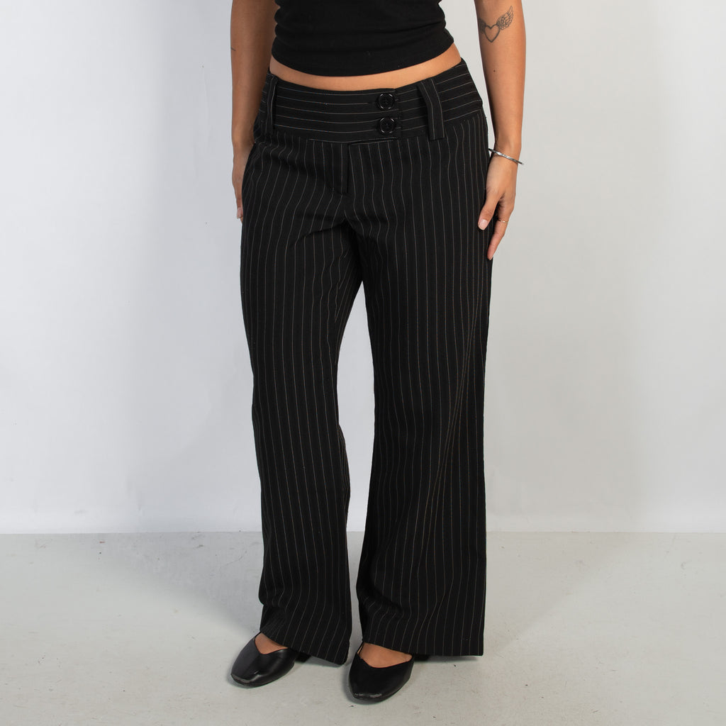 BLACK STRIPE TROUSERS