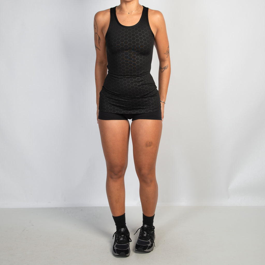 BLACK ACTIVE TANK TOP