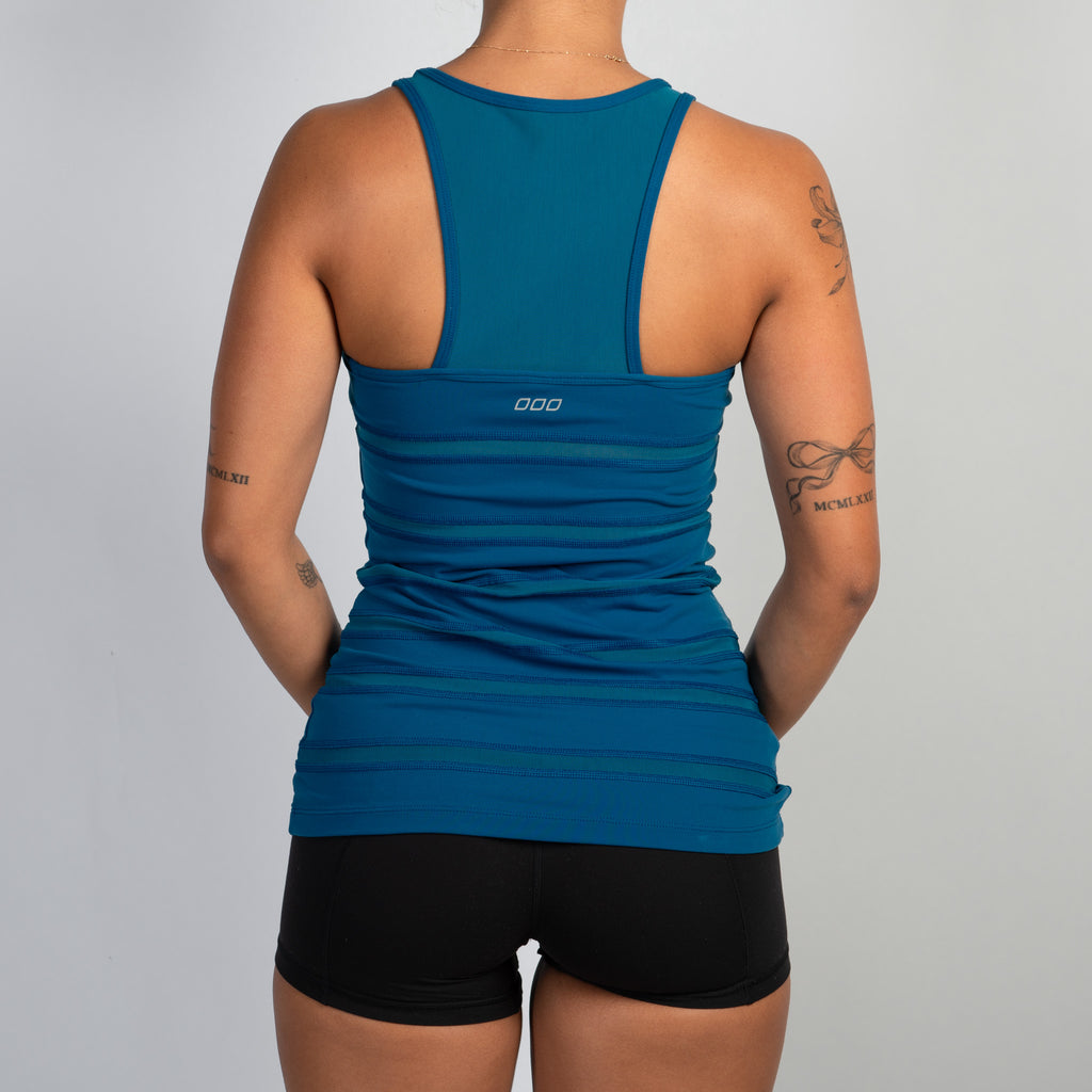 DARK TEAL ACTIVE TANK TOP