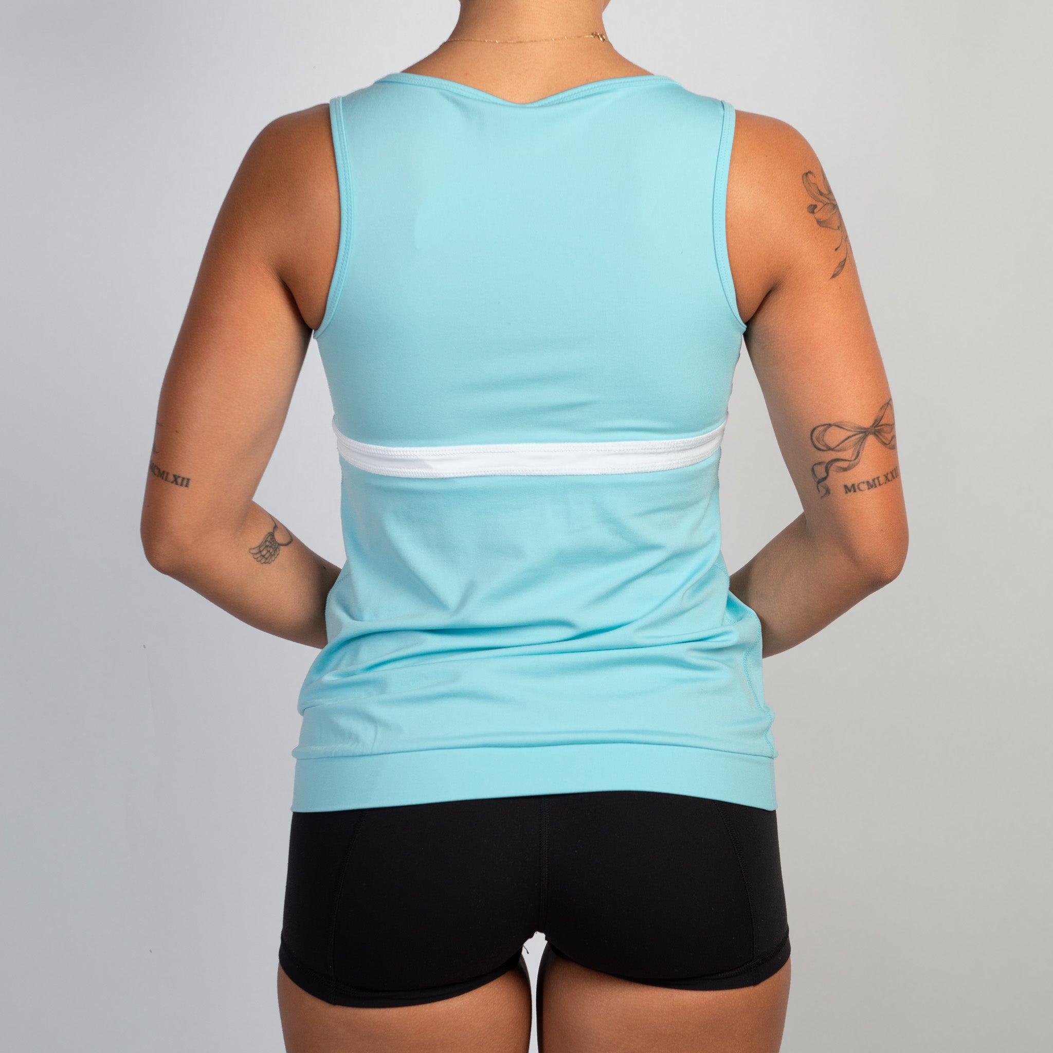 BLUE ACTIVE TANK TOP