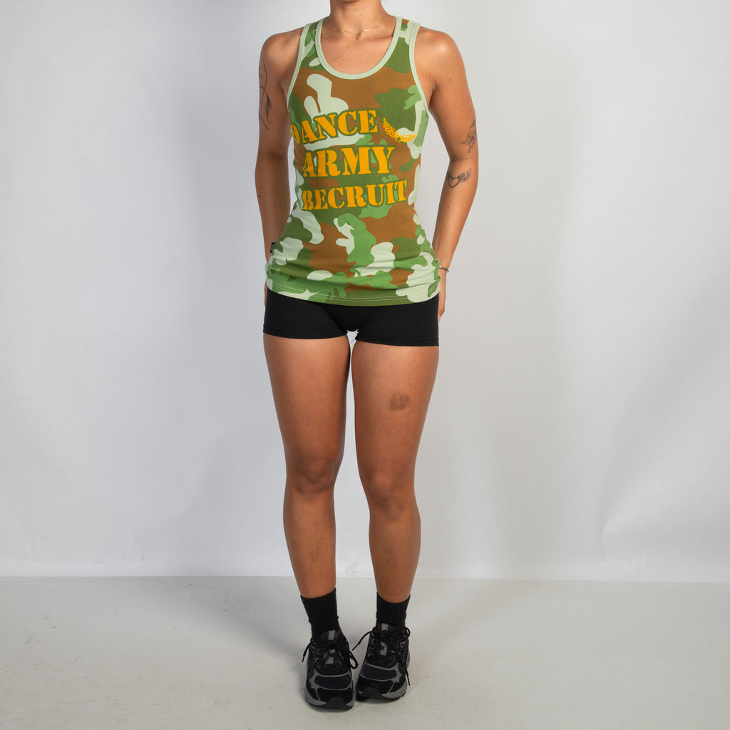 GRAPHIC CAMOUFLAGE TANK TOP