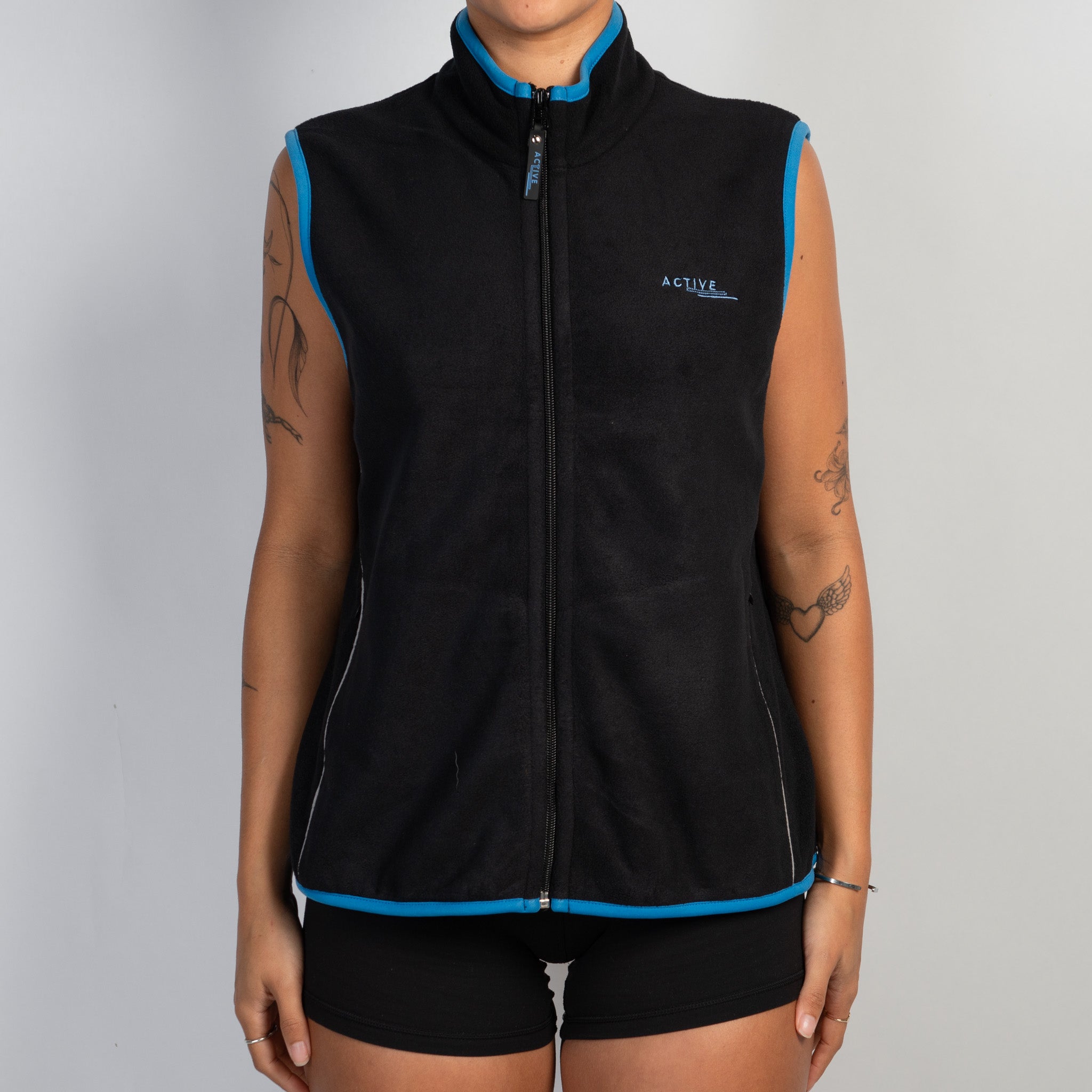 NAVY FLEECE GILET