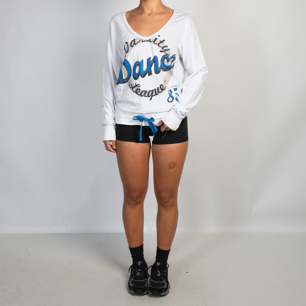 GRAPHIC DRAWSTRING TOP