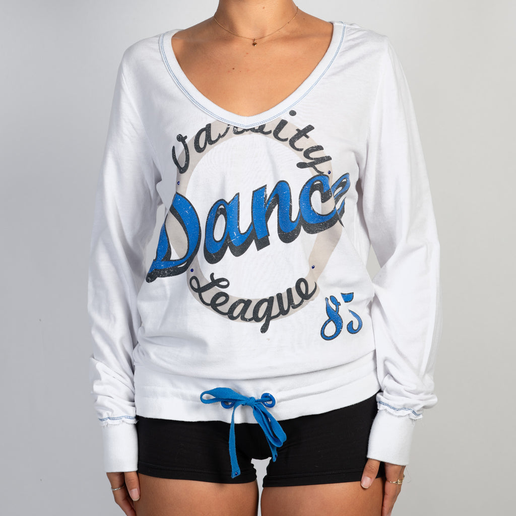 GRAPHIC DRAWSTRING TOP