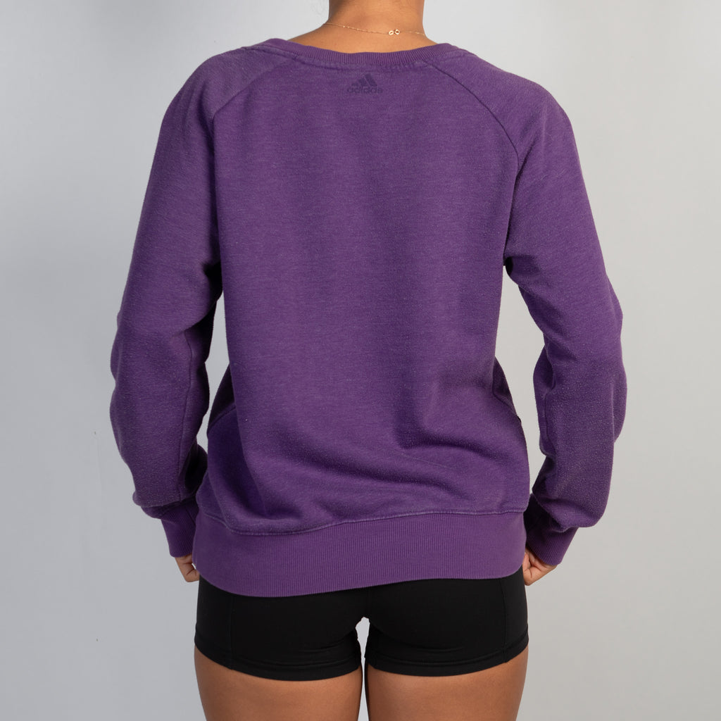 PURPLE FLEECE SWEATSHIRT