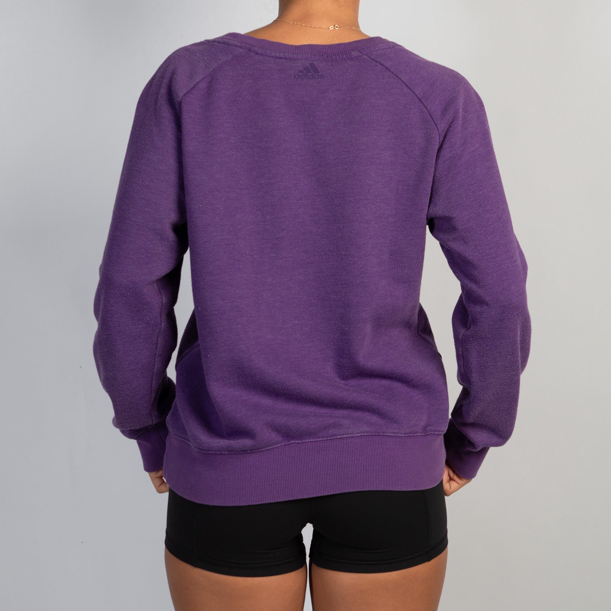 PURPLE FLEECE SWEATSHIRT