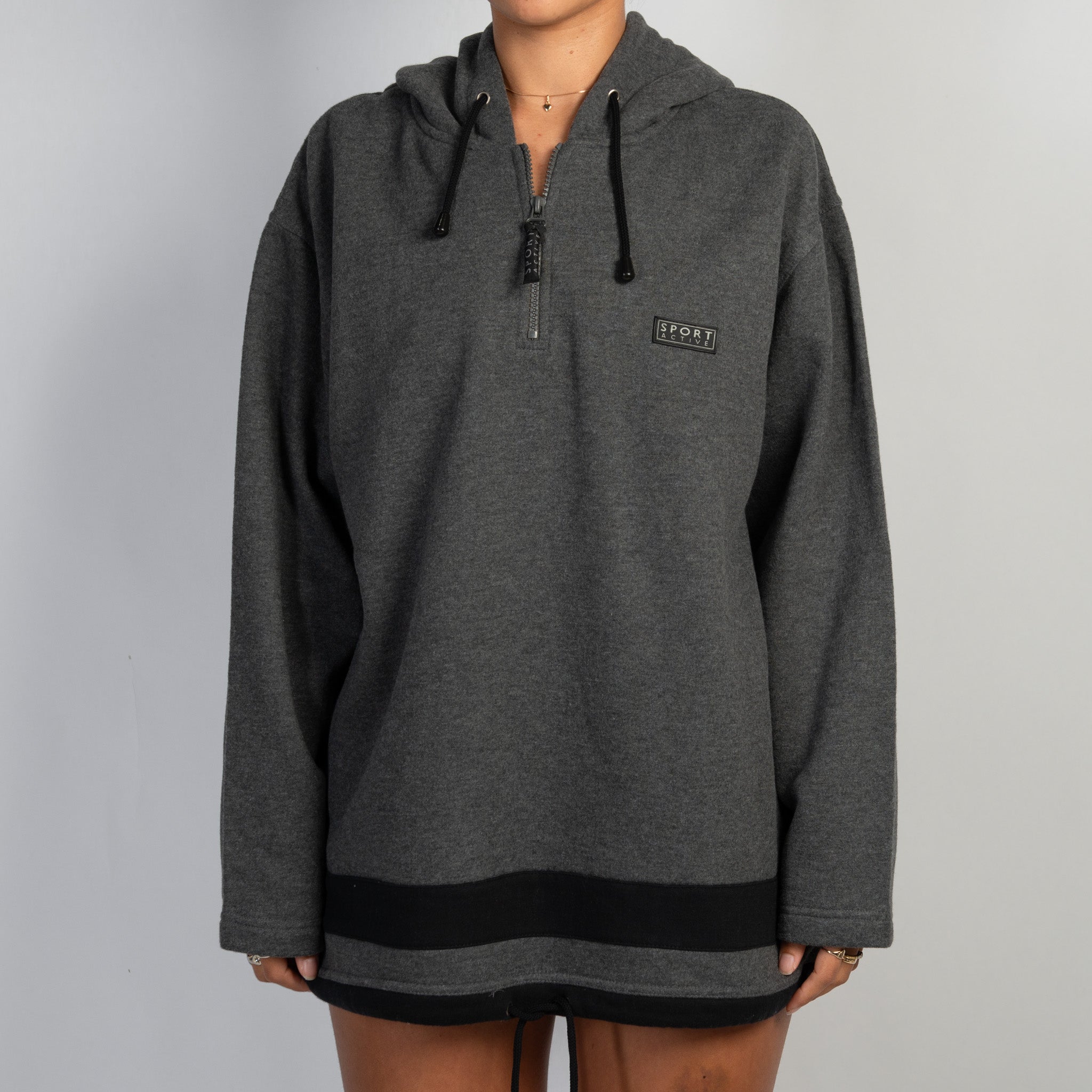 QUARTER ZIP FLEECE SWEATER