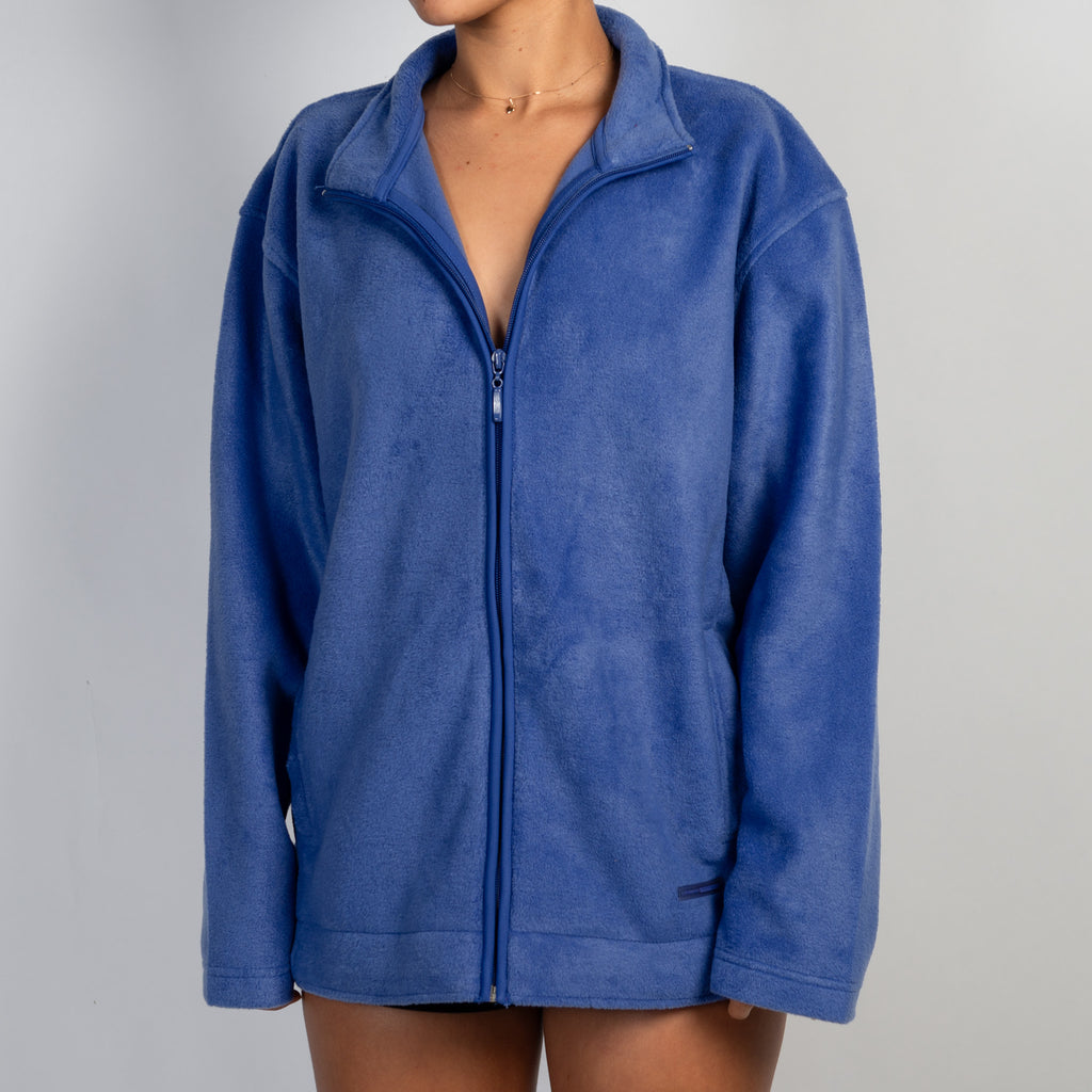 PURPLE FLEECE ZIP JACKET