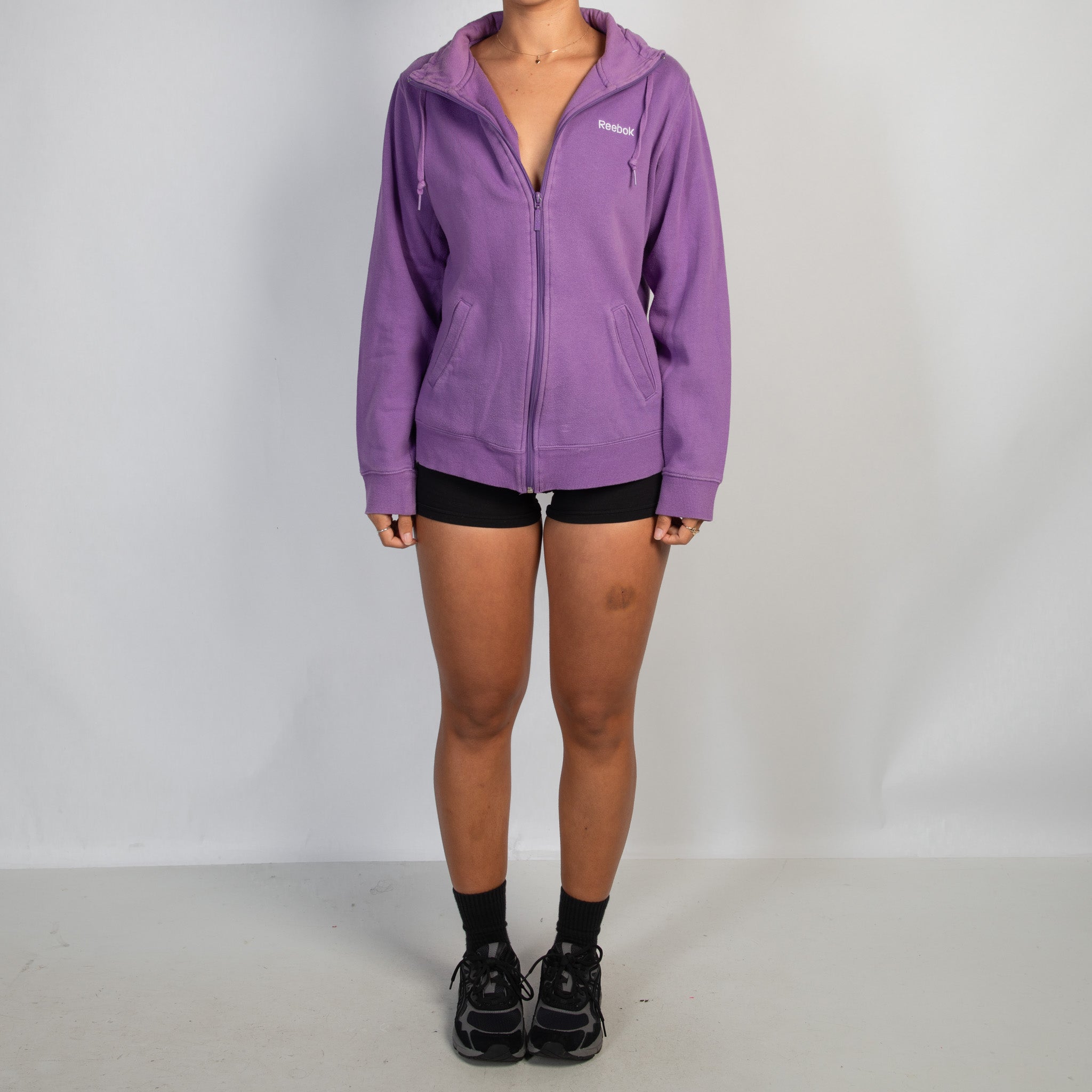 PURPLE FLEECE ZIP JACKET