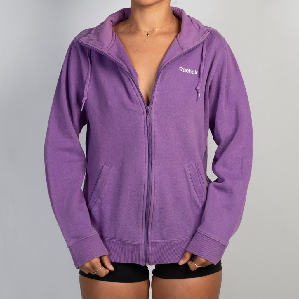 PURPLE FLEECE ZIP JACKET