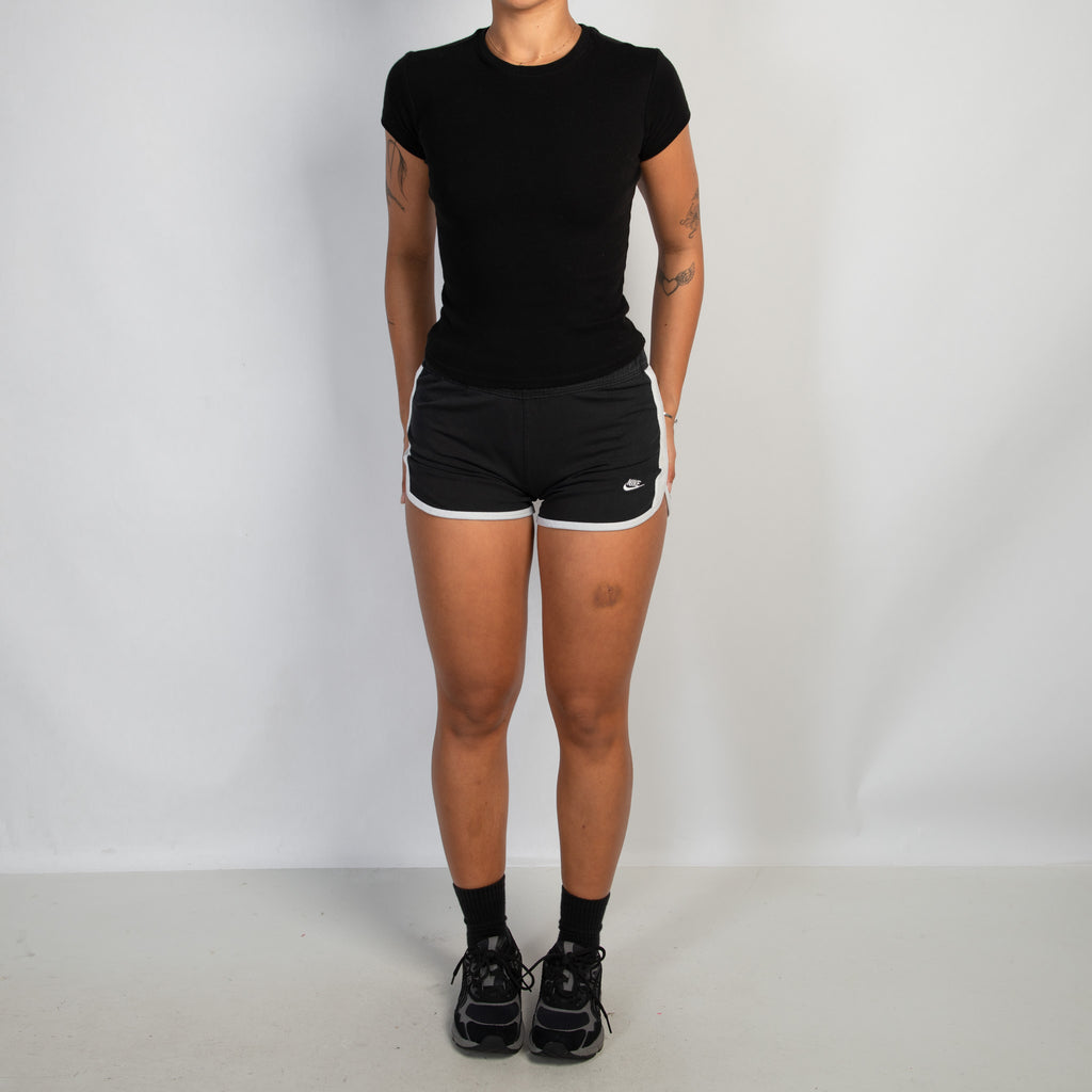 BLACK LOUNGE SHORTS