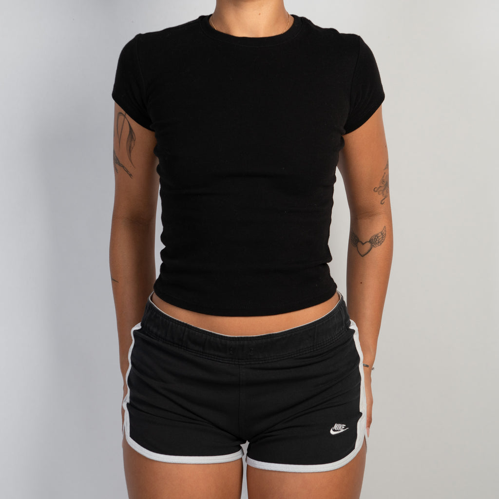 BLACK LOUNGE SHORTS