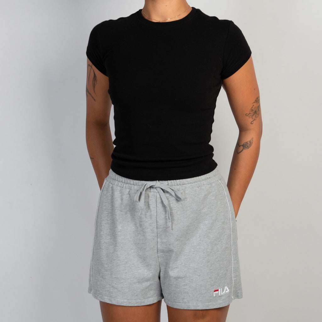 GREY SWEAT SHORTS