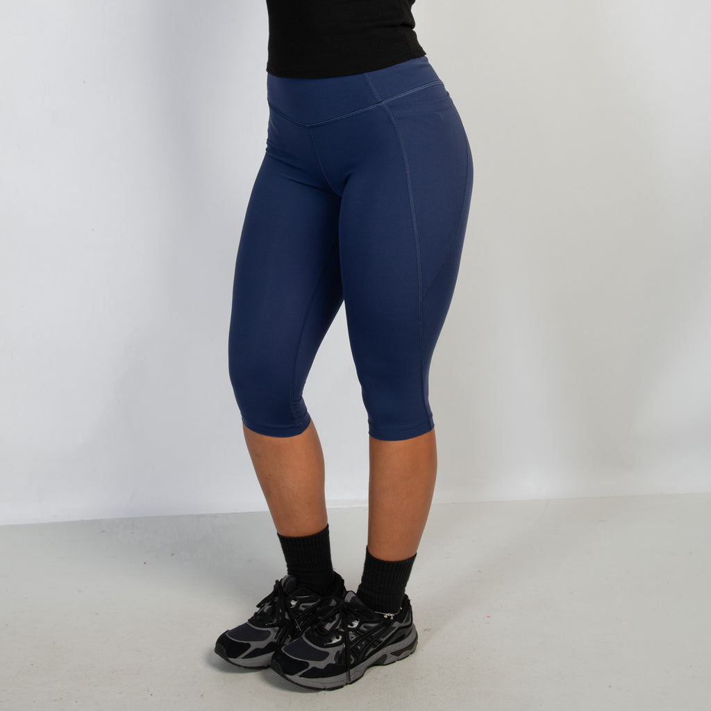NAVY 3/4 TIGHTS