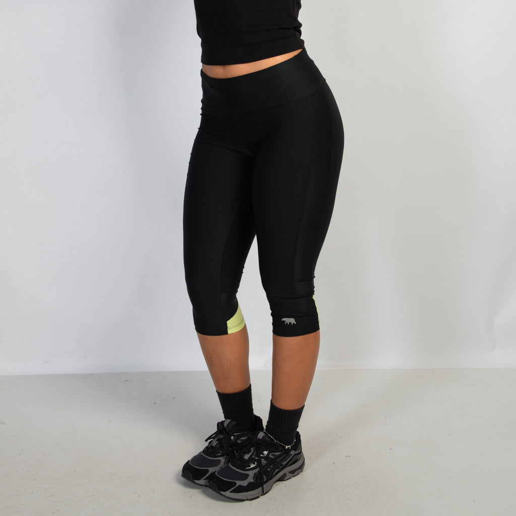 BLACK 3/4 TIGHTS