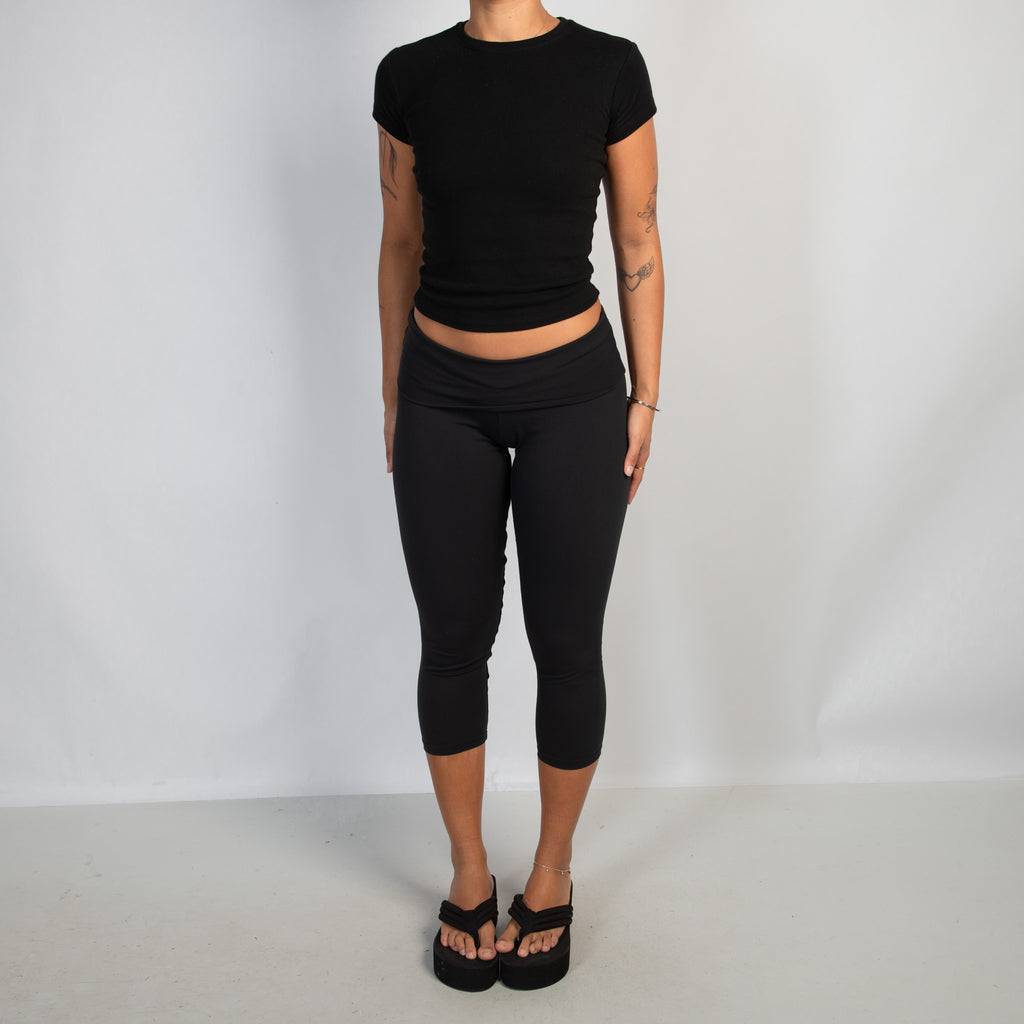 BLACK 3/4 TIGHTS